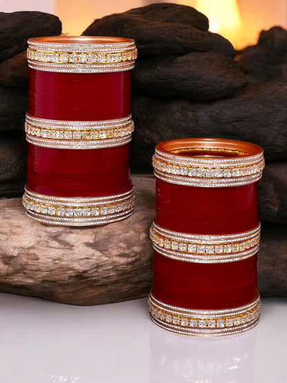 Designer Bridal Punjabi Chuda For Women