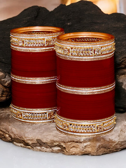 Designer Bridal Punjabi Chuda For Women