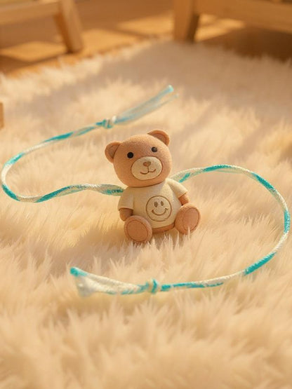Lucky Jewellery Designer Teddy Bear Rakhi - Rakshabandhan Plastic Cute Teddy Rakhee Bracelet for Brother/Bhaiya/Bhai/Bhabhi & Kids - Pack of 2 (80-CHR1-1949-2)