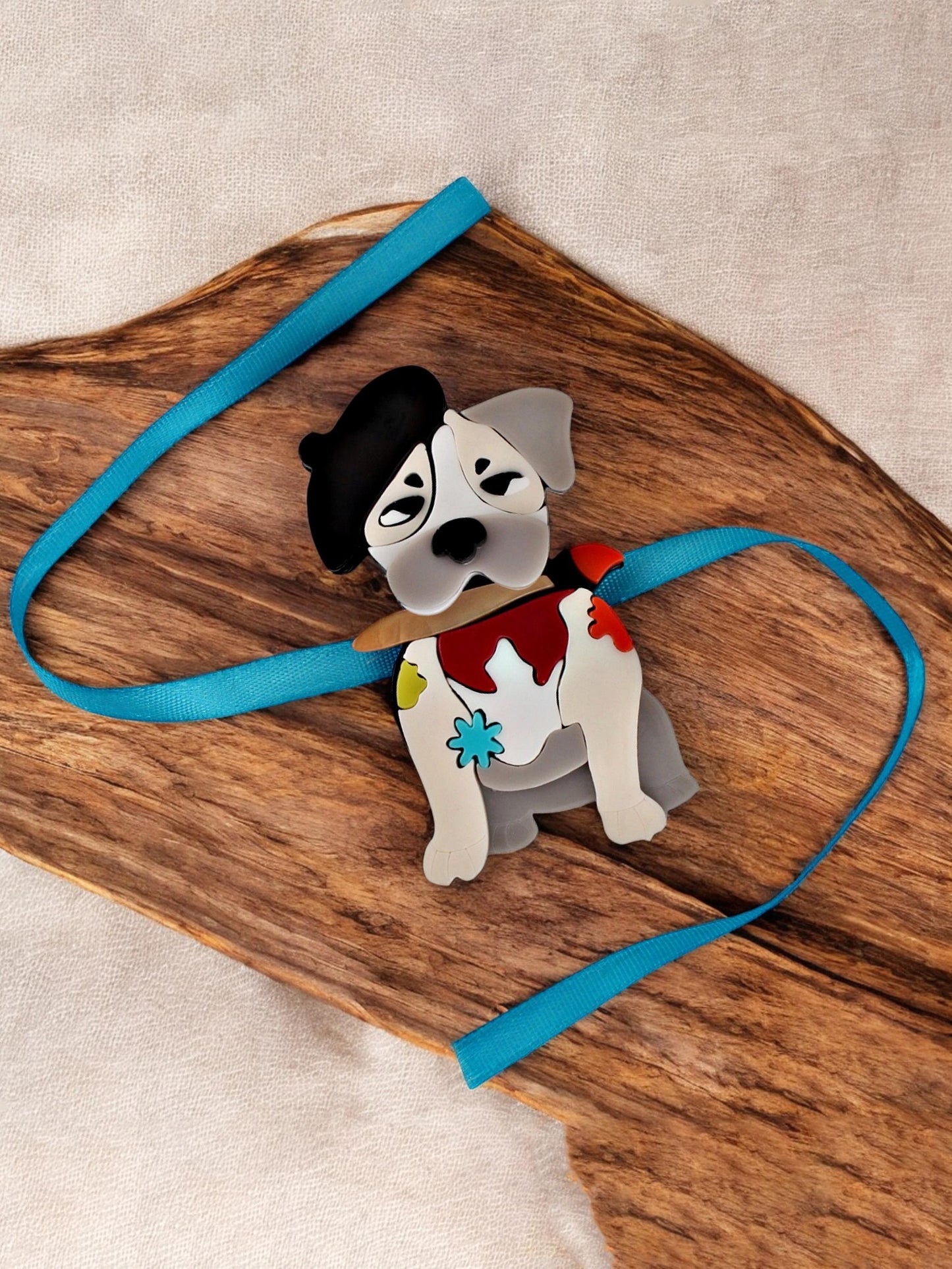 Lucky Jewellery Trendy Fashion Plastic Cute Cartoon Dog Kids Rakhi - Rakshabandhan Rakhee Bracelet for Kids Brother Bhaiya Bhai Bhabhi - Pack of 1 (425-CHR1-1194-1)