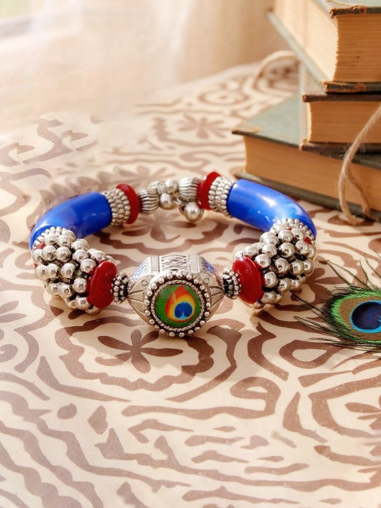 Navratri and Garba Jewellery Boho Bracelet for Women & Girls