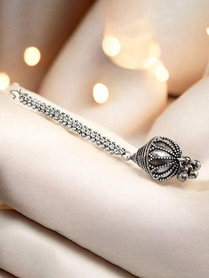 Navratri Jewellery Boho Maangtika Borla Style Tikka for Garba & Dandiya