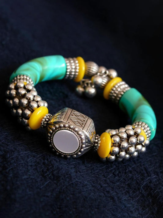 Navratri and Garba Jewellery Boho Bracelet for Women & Girls