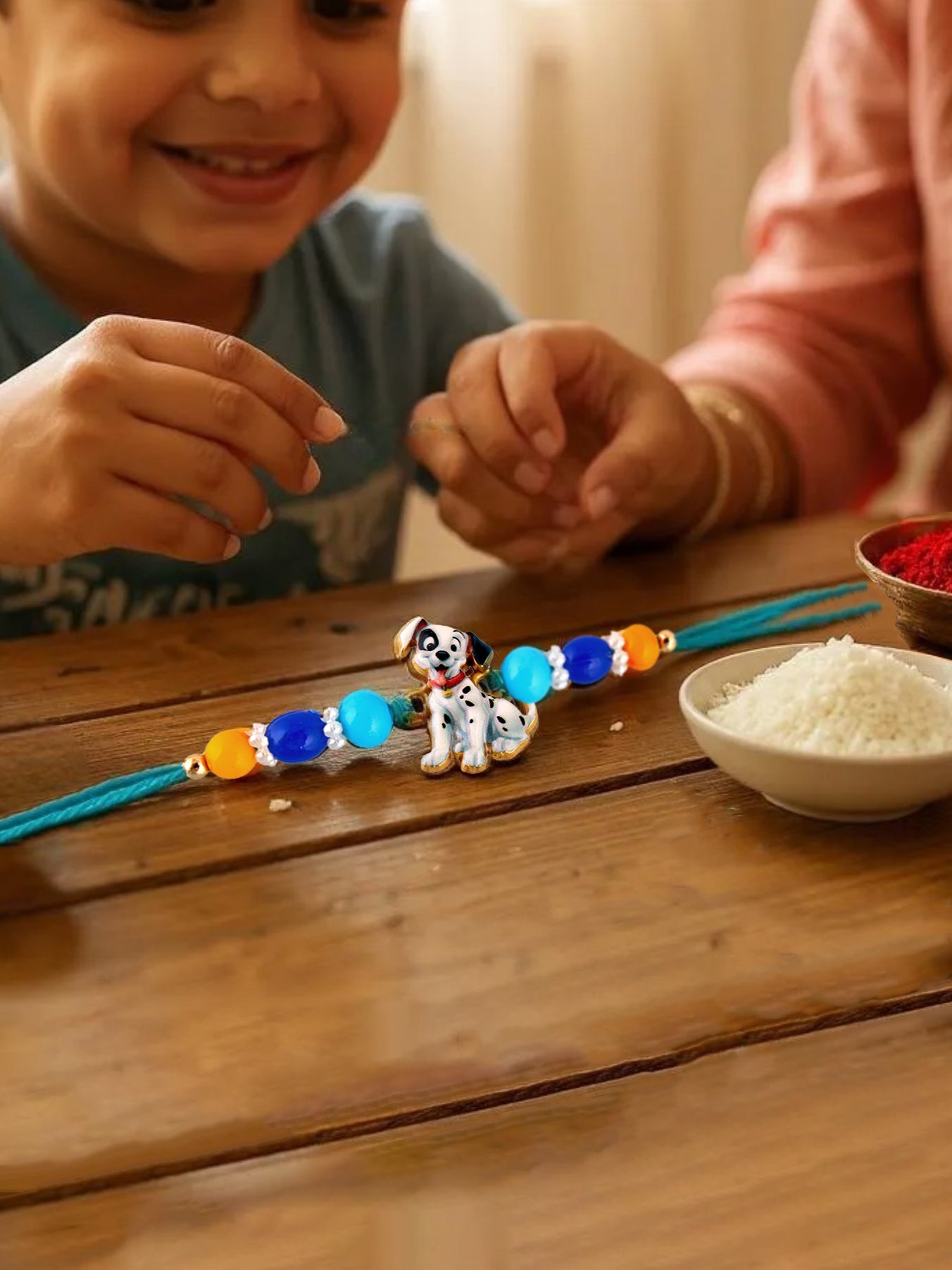 Trendy Cute Cartoon Dog Rakhi Rakshabandhan Rakhee for Kids Brother Bhaiya/Bhai/Bhabhi - Pack of 1