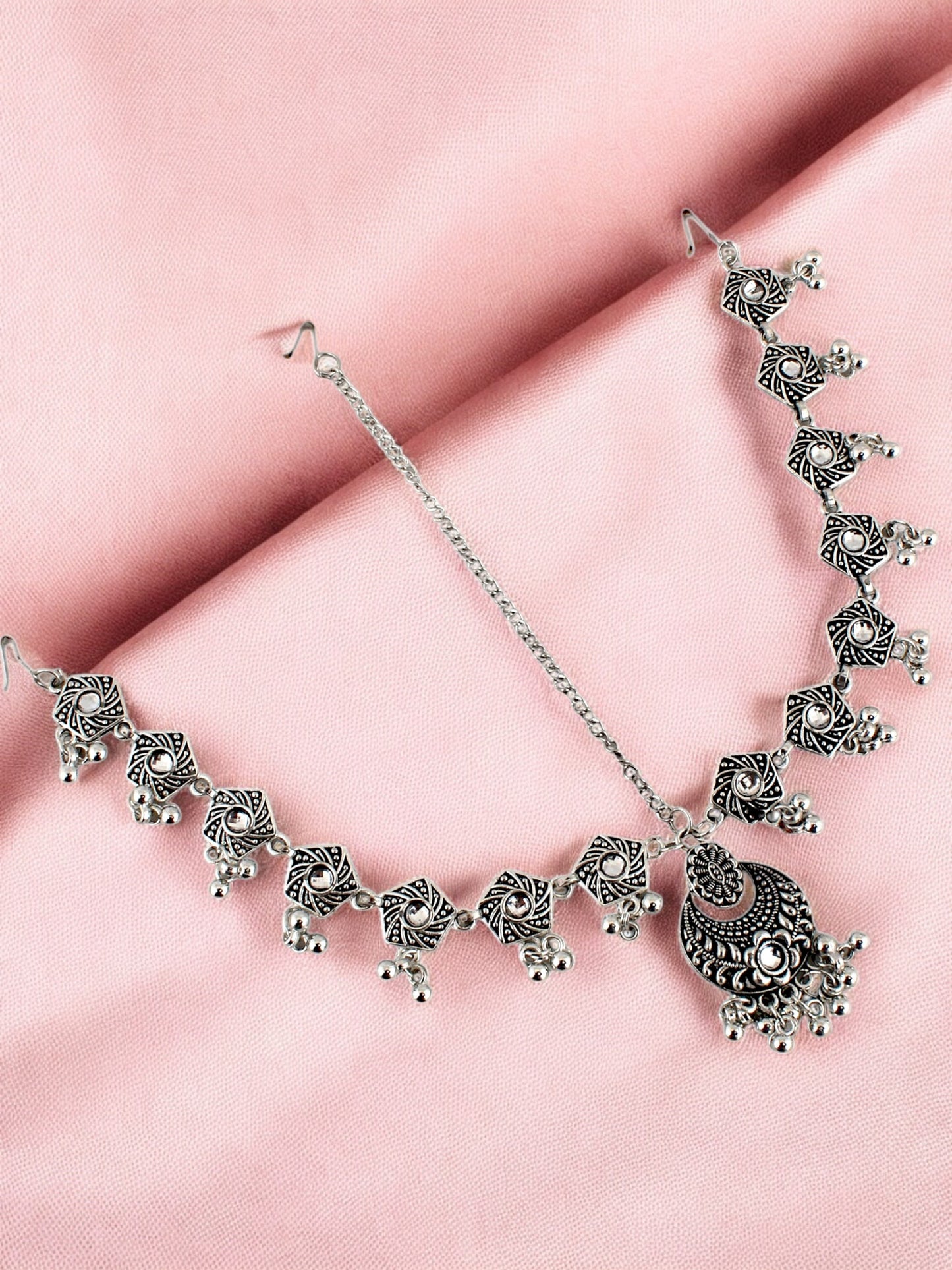 Navratri Jewellery Maang Tikka Boho Mathapatti for Garba, Dandiya Festival