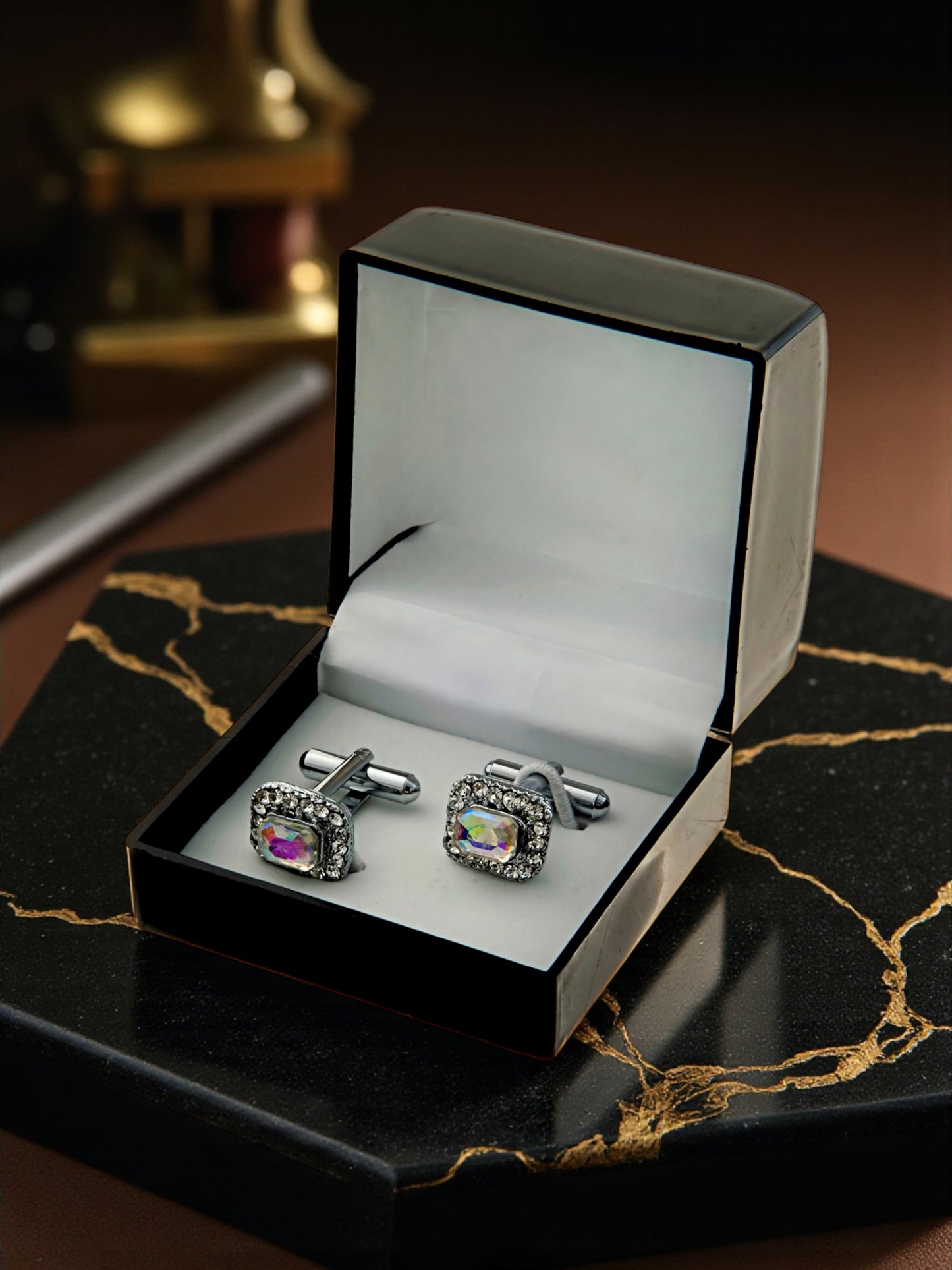Sleeve Cuff Button Cufflinks Pair Gift Set For Men
