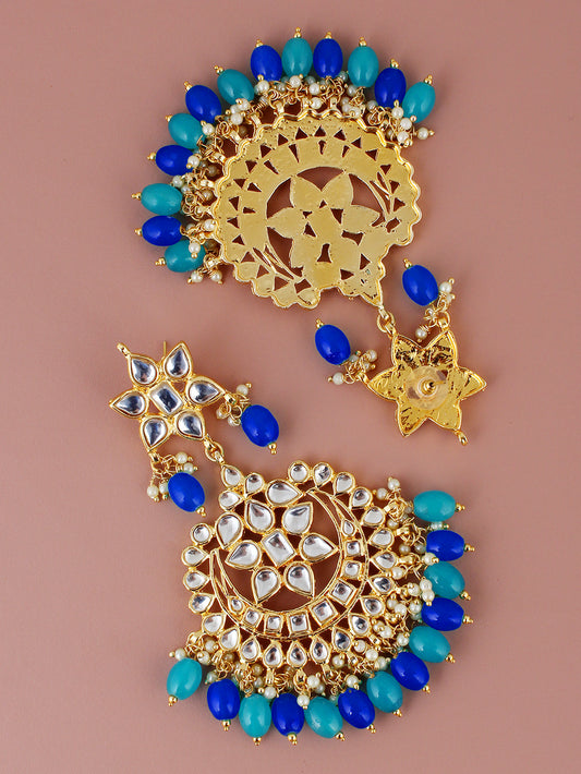 Kundan Choker Bridal Necklace Set For Women& Girls