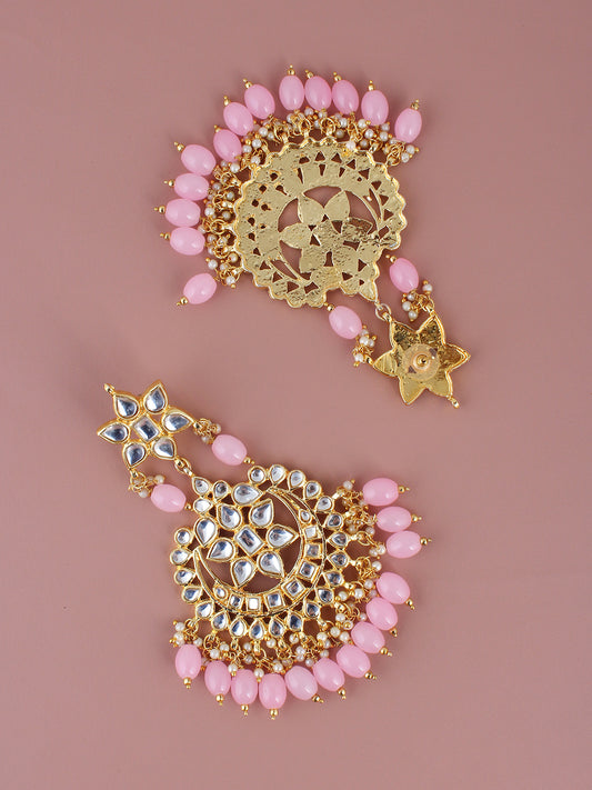 Kundan Choker Bridal Necklace Set For Women & Girls