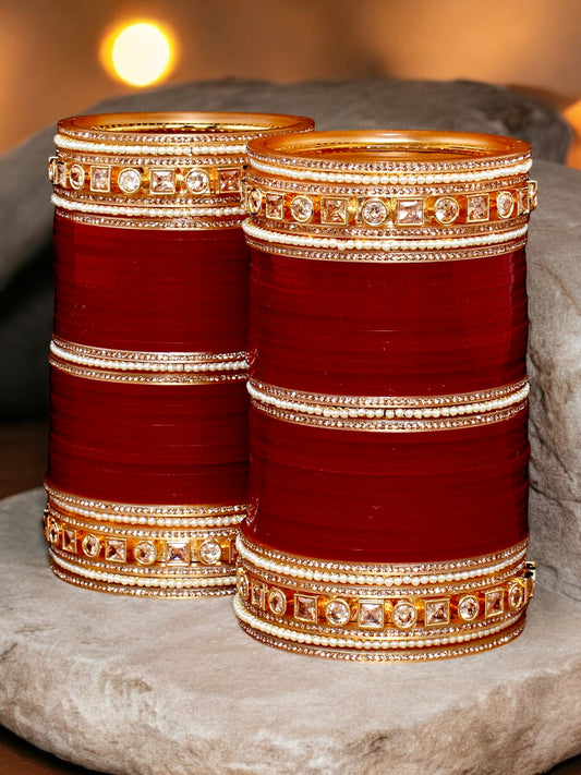 Designer Bridal Punjabi Chuda For Women