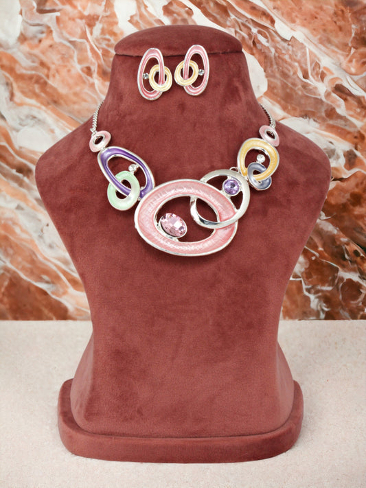 Necklace Set With Earrings For Women & Girls