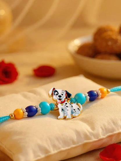 Trendy Cute Cartoon Dog Rakhi Rakshabandhan Rakhee for Kids Brother Bhaiya/Bhai/Bhabhi - Pack of 1