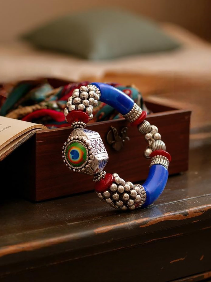 Navratri and Garba Jewellery Boho Bracelet for Women & Girls