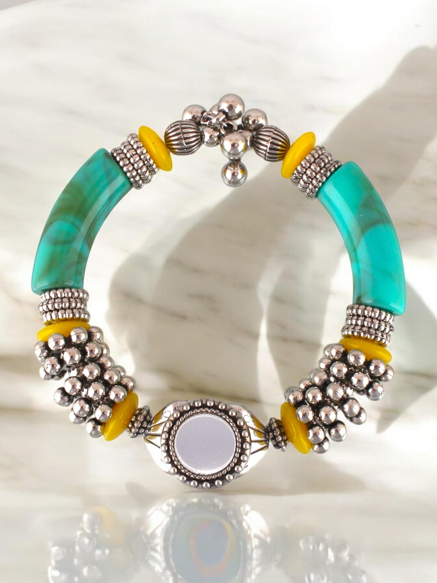 Navratri and Garba Jewellery Boho Bracelet for Women & Girls