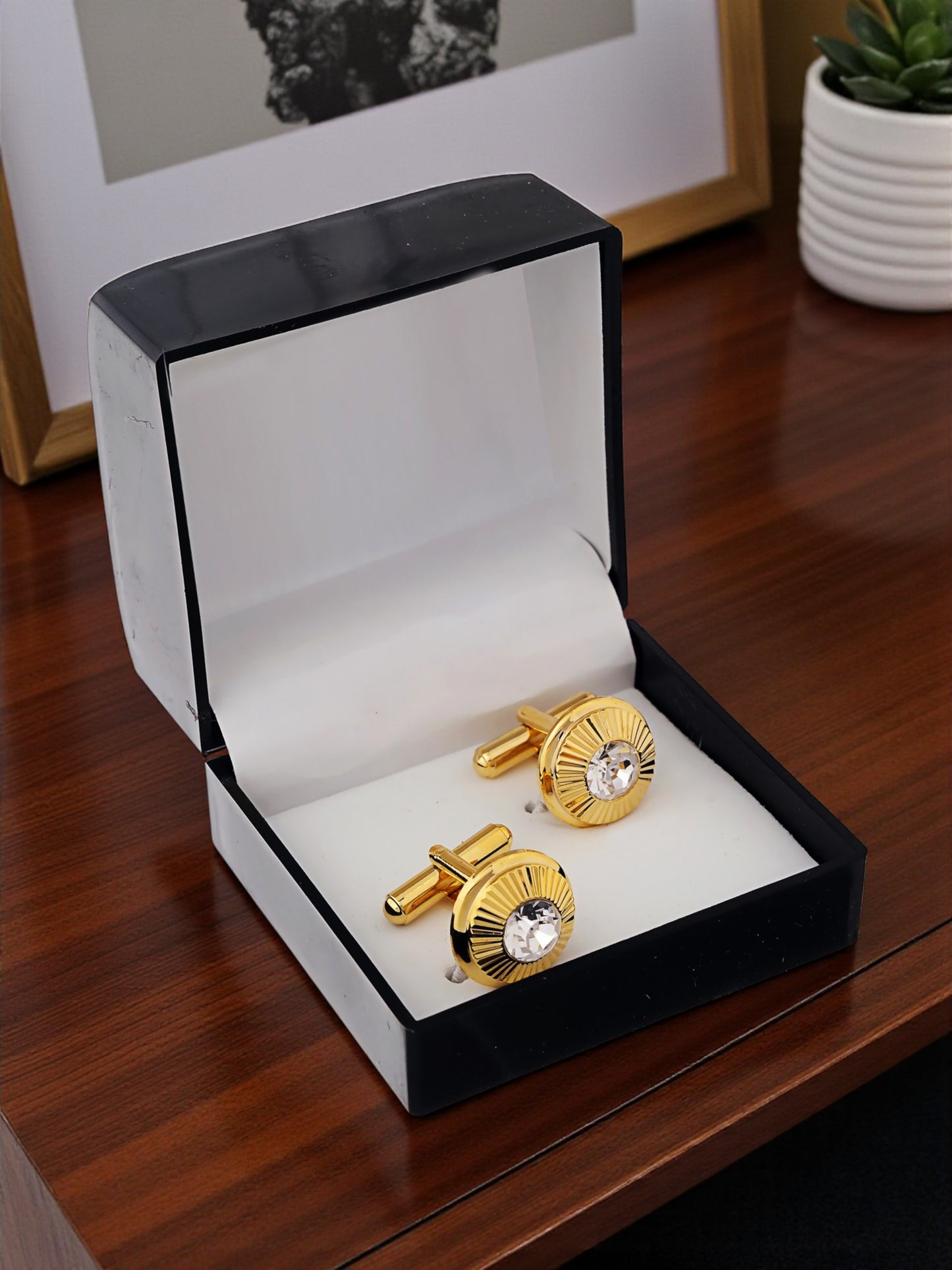 Sleeve Cuff Button Cufflinks Pair Gift Set For Men