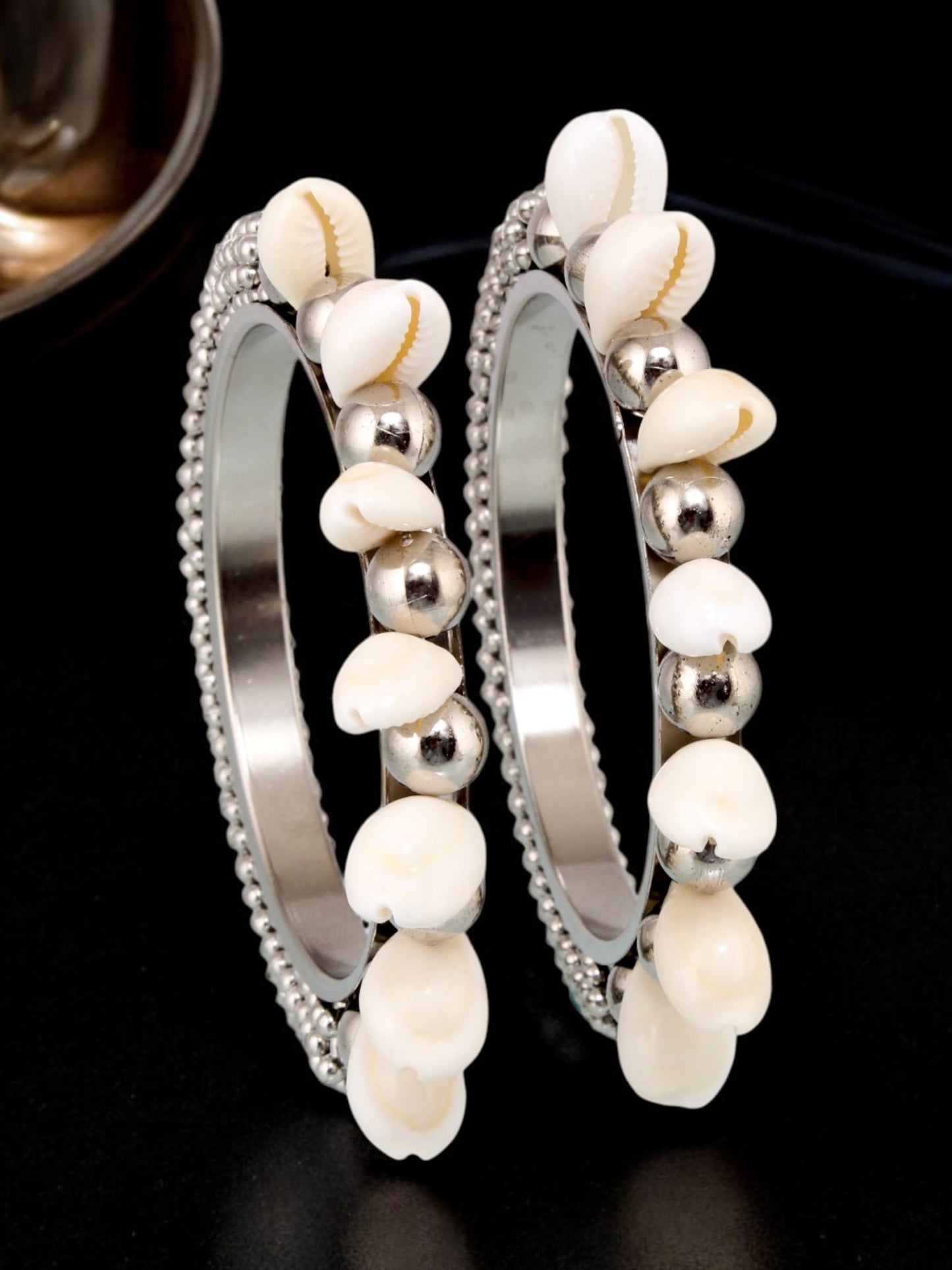 Oxidised Silver Bangles Set for Women & Girls Navratri Garba Dandiya Jewellery