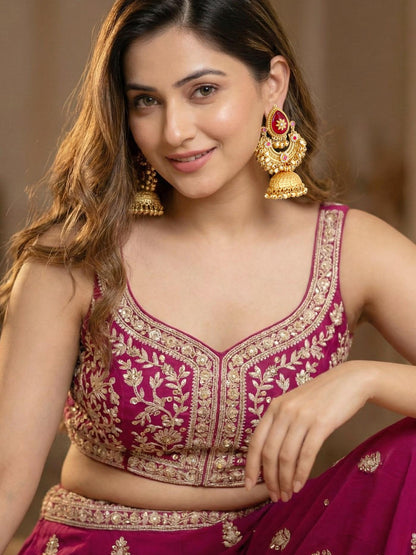 LUCKY JEWELLERY  Traditional Gold Plated Kashmiri Jhumka Earrings with Ruby Stone and Ghungroo for Girls & Women |  Designer Jhumkee Earring Set | Birthday Gift Earrings Valentine Anniversary Gift