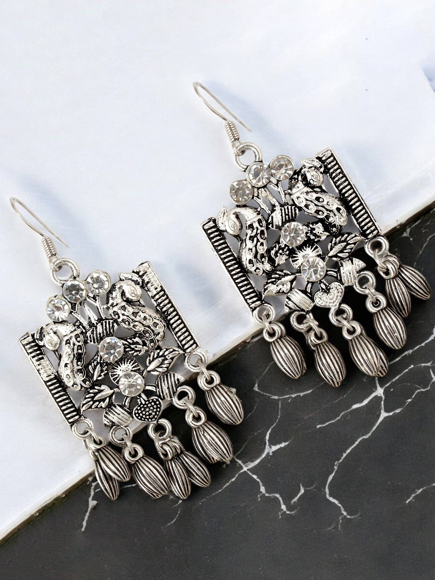 Navratri, Dandiya Garba Festival Jewellery Beads Choker Necklace with Earring