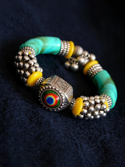 Navratri and Garba Jewellery Boho Bracelet for Women & Girls