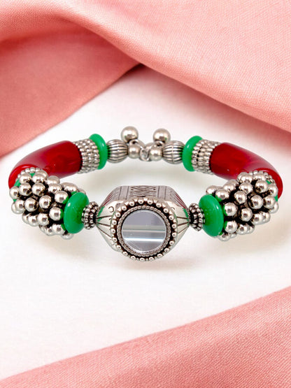 Navratri and Garba Jewellery Boho Bracelet for Women & Girls
