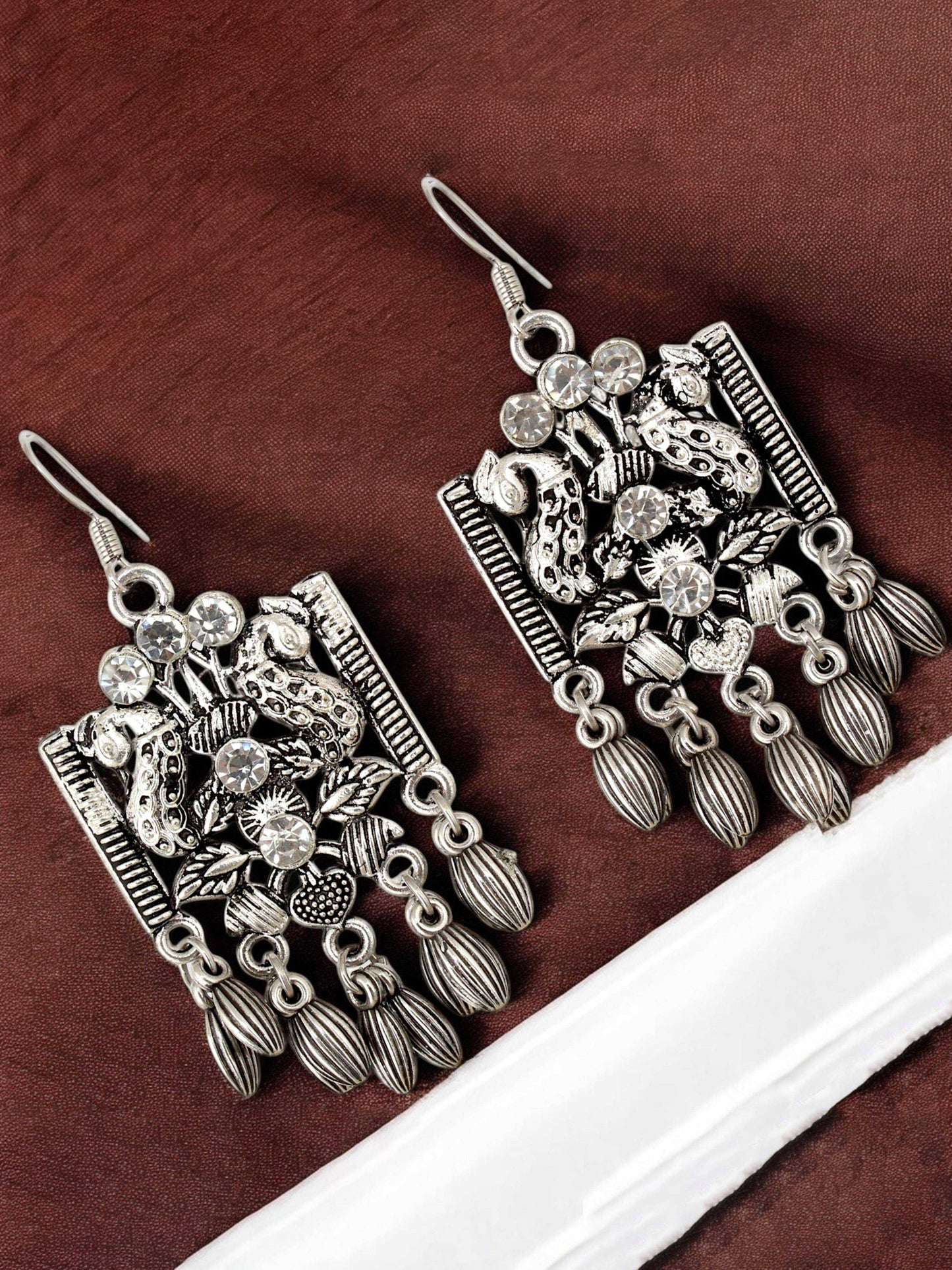 Navratri, Dandiya Garba Festival Jewellery Beads Choker Necklace with Earring