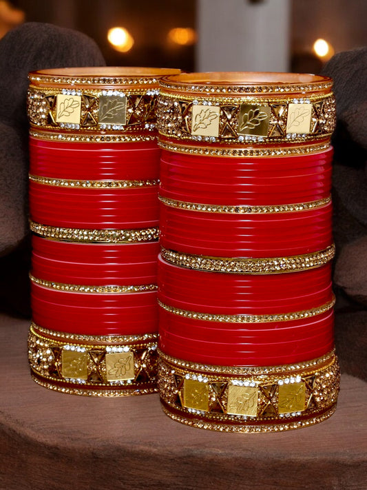 Designer Bridal Punjabi Chuda For Women