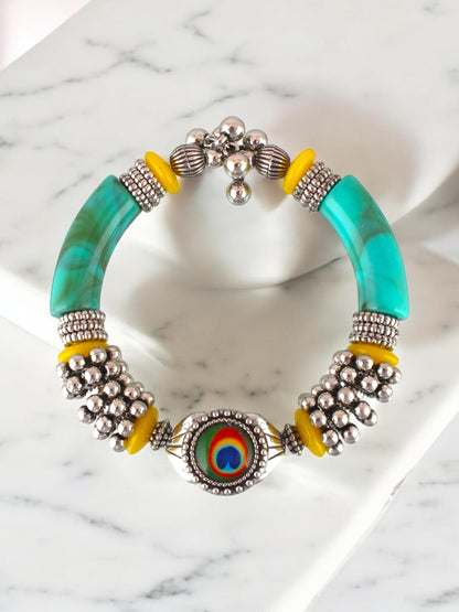 Navratri and Garba Jewellery Boho Bracelet for Women & Girls