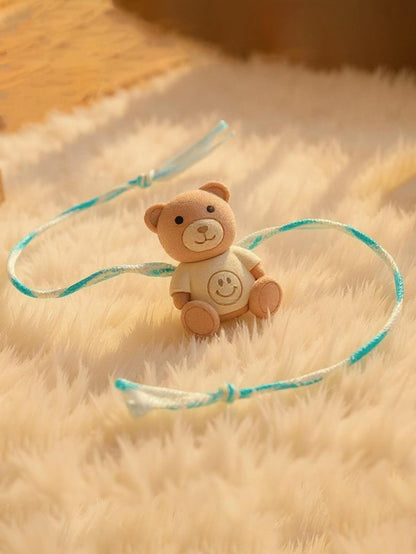 Lucky Jewellery Designer Teddy Bear Kids Rakhi - Rakshabandhan Plastic Cute Teddy Rakhee Bracelet for Brother/Bhaiya/Bhai/Bhabhi/Kids - Pack of 4 (130-CHR1-1948-4)