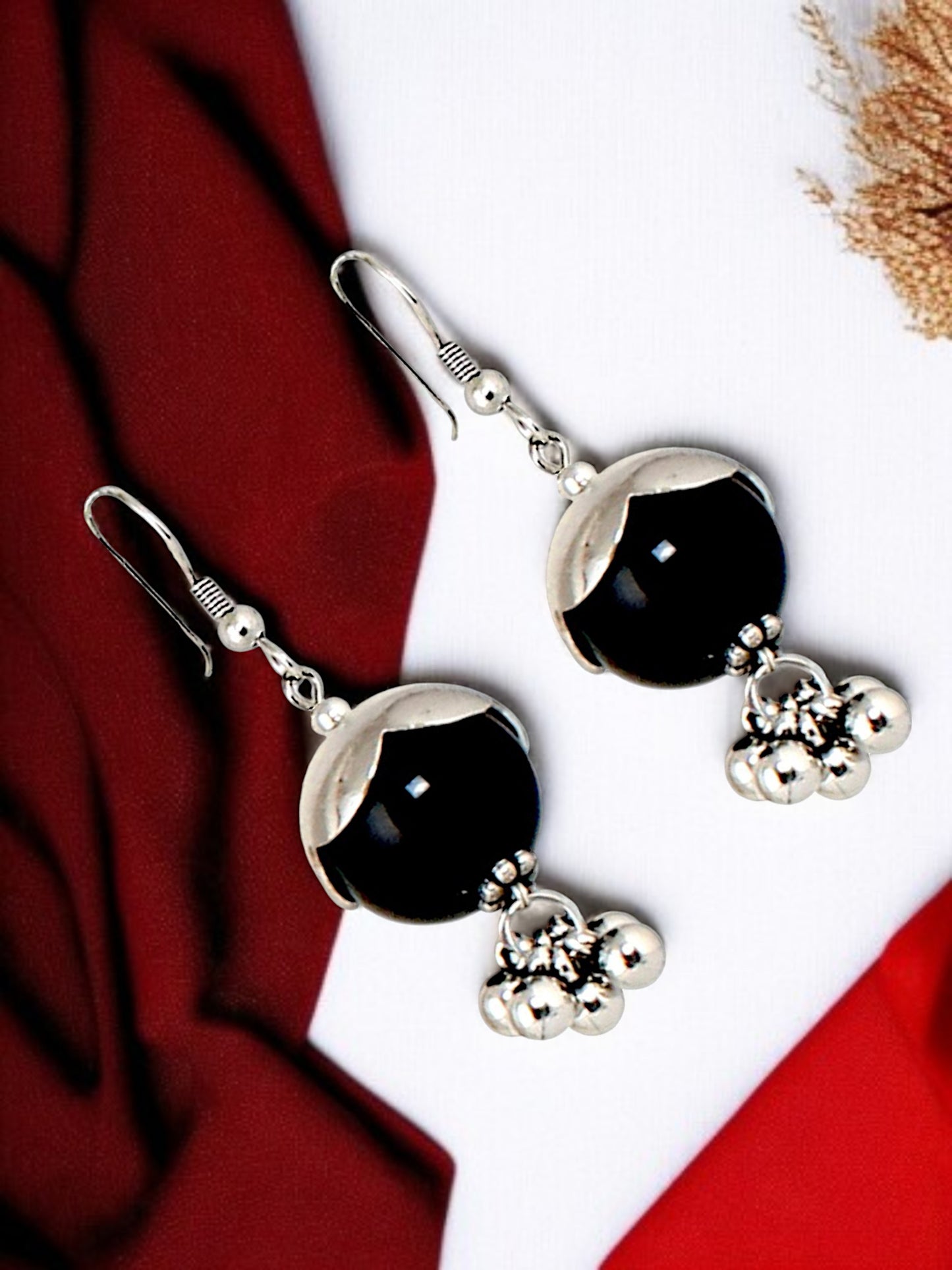 Navratri, Dandiya & Garba Festival Jewellery Beads Long Necklace with Earring