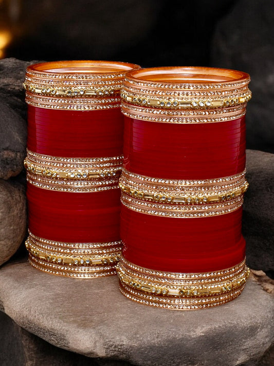 Designer Bridal Punjabi Chuda For Women