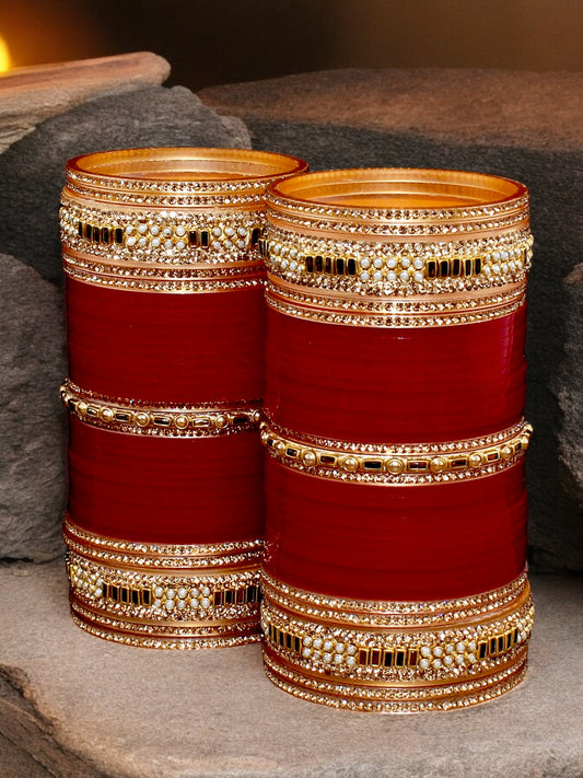 Designer Bridal Punjabi Chuda For Women