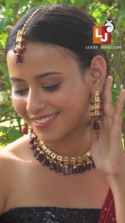 Kundan Choker Necklace set